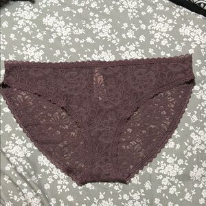 Victoria's Secret Lace Bikini SzXL in Rich Purple NWT